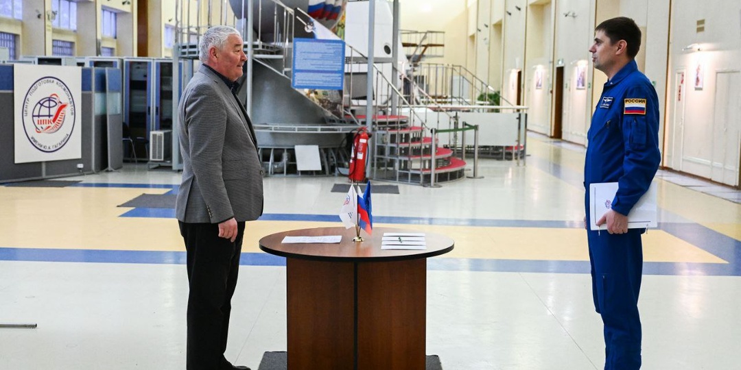 👨‍🚀Космонавт Роскосмоса Андрей Федяев сдал экзамен по ручному управлению транспортным грузовым кораблём «Прогресс МС» на оценку «отлично