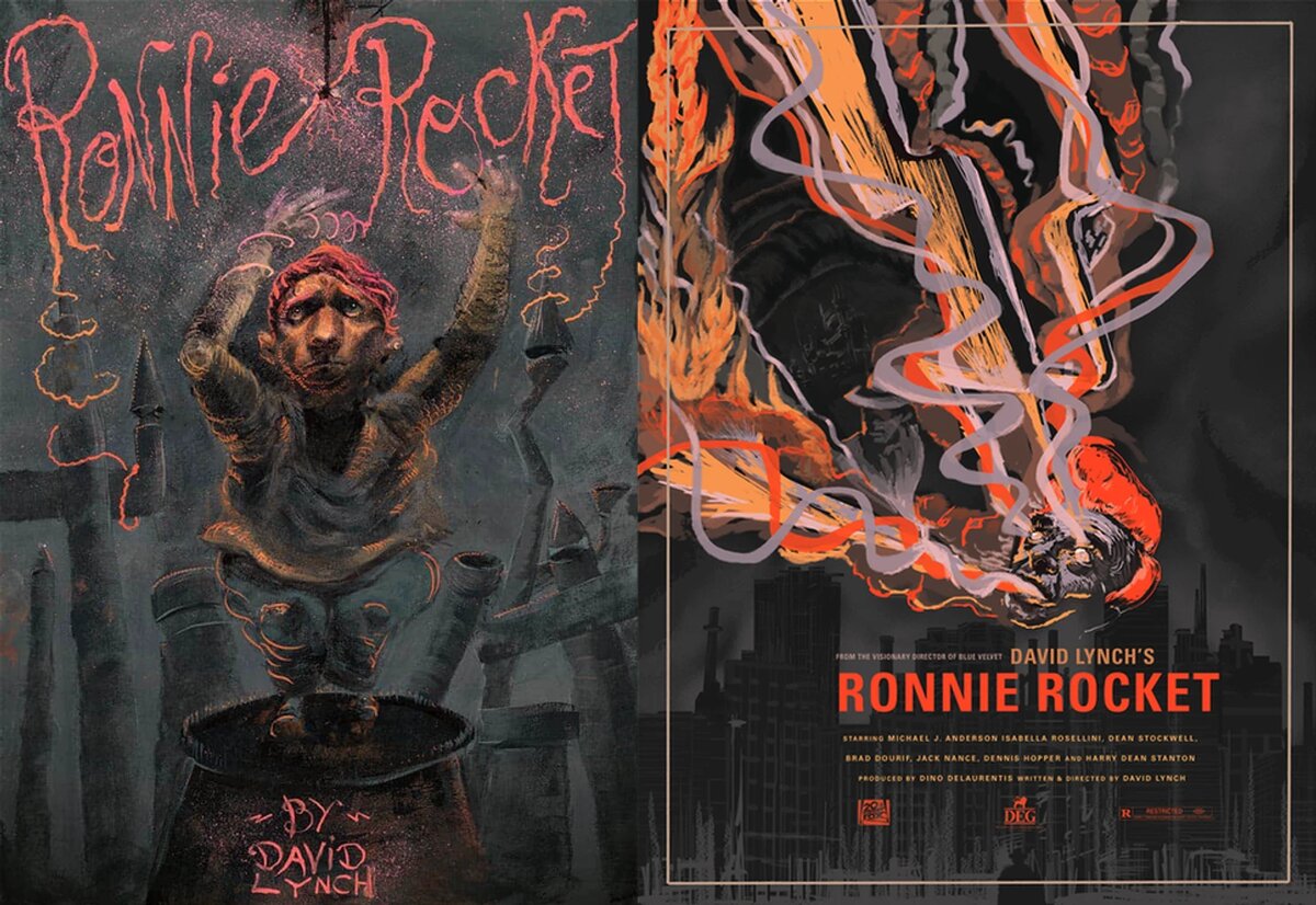 Фанатские постеры к фильму «Ронни Ракета»