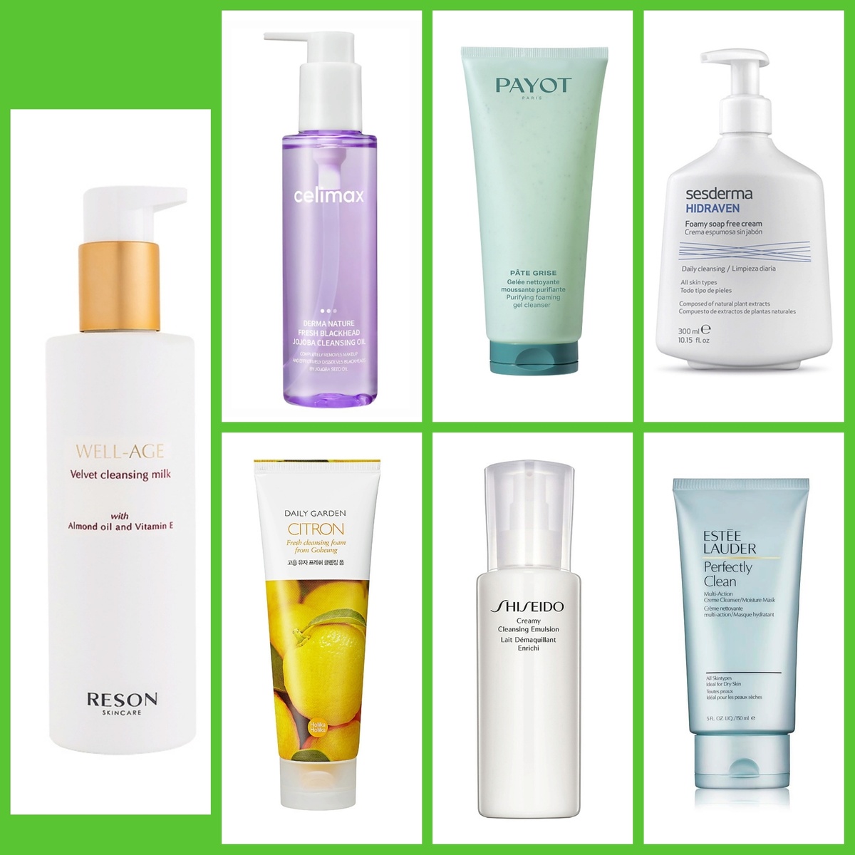 Средства для очищения лица (для умывания)