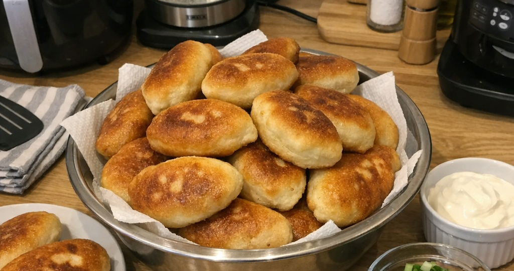 Пирожки в духовке на кефирном тесте: быстрый домашний рецепт