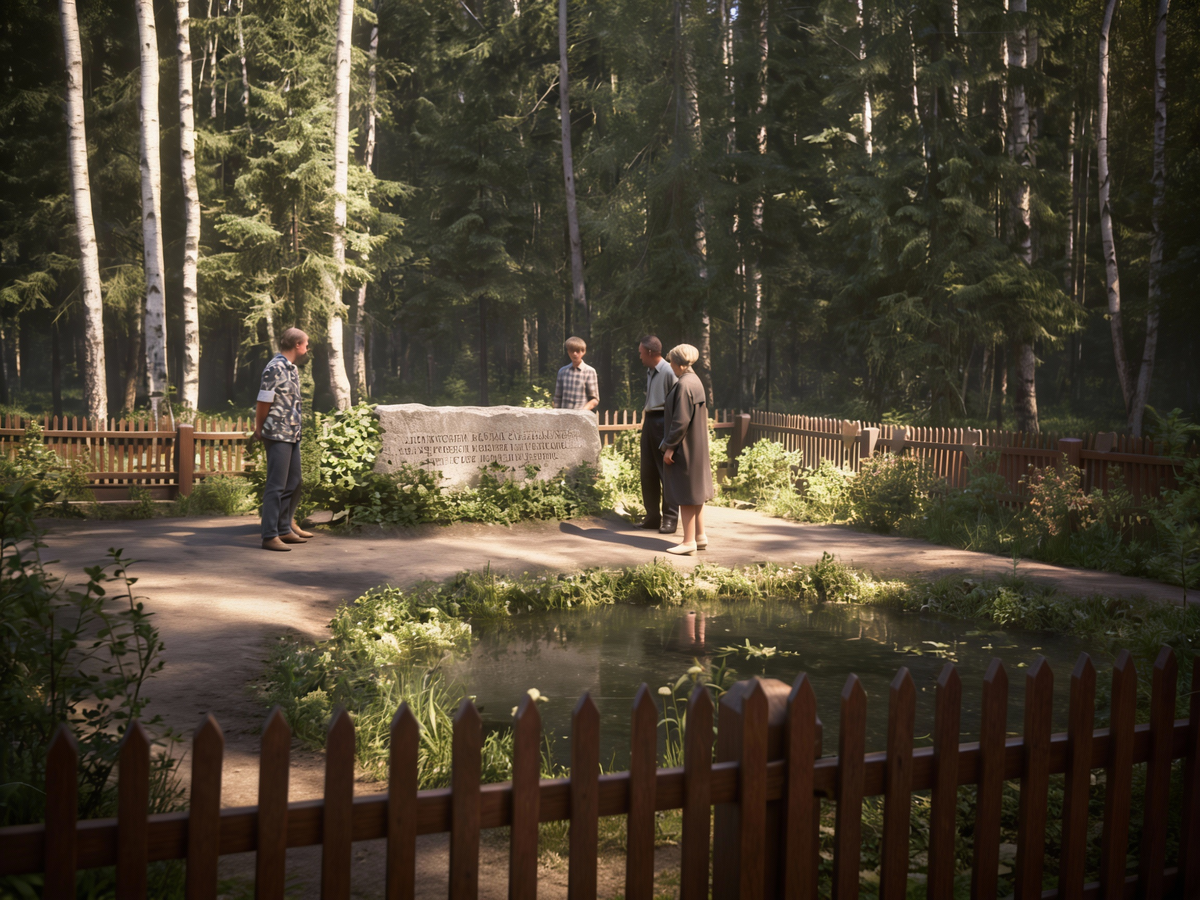 Место гибели Гагарина и Серёгина