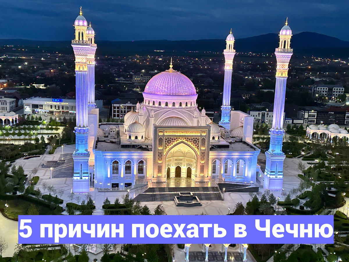 Вид на мечеть "Сердце Матери"