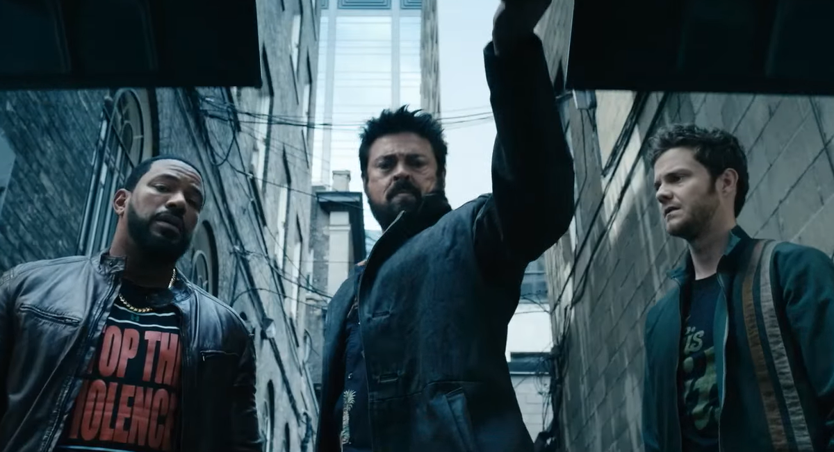 Кадр из трейлера 3-го сезона сериала «Пацаны» (The Boys). Производство: Amazon Studios, 2022 г
