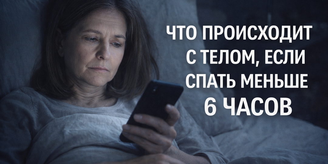 Что происходит с телом, если спать меньше 6 часов?