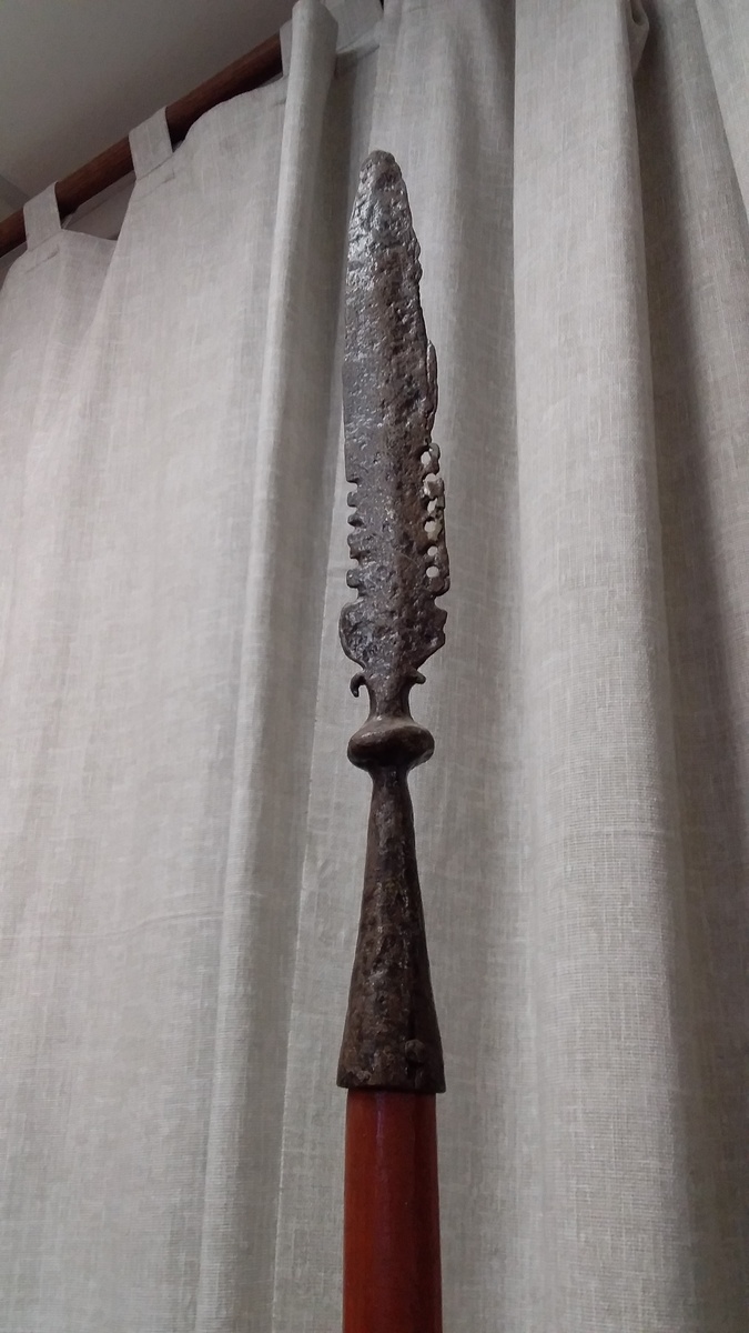 Копьё 12-13веков, случайная находка. Фото автора