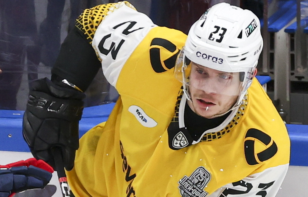    Нападающий "Северстали" Адам Лишка  Антон Новодережкин/ТАСС