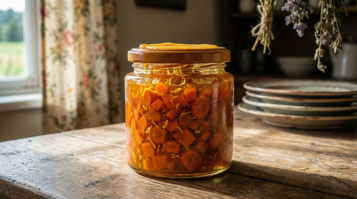 Морковное варенье с лимоном