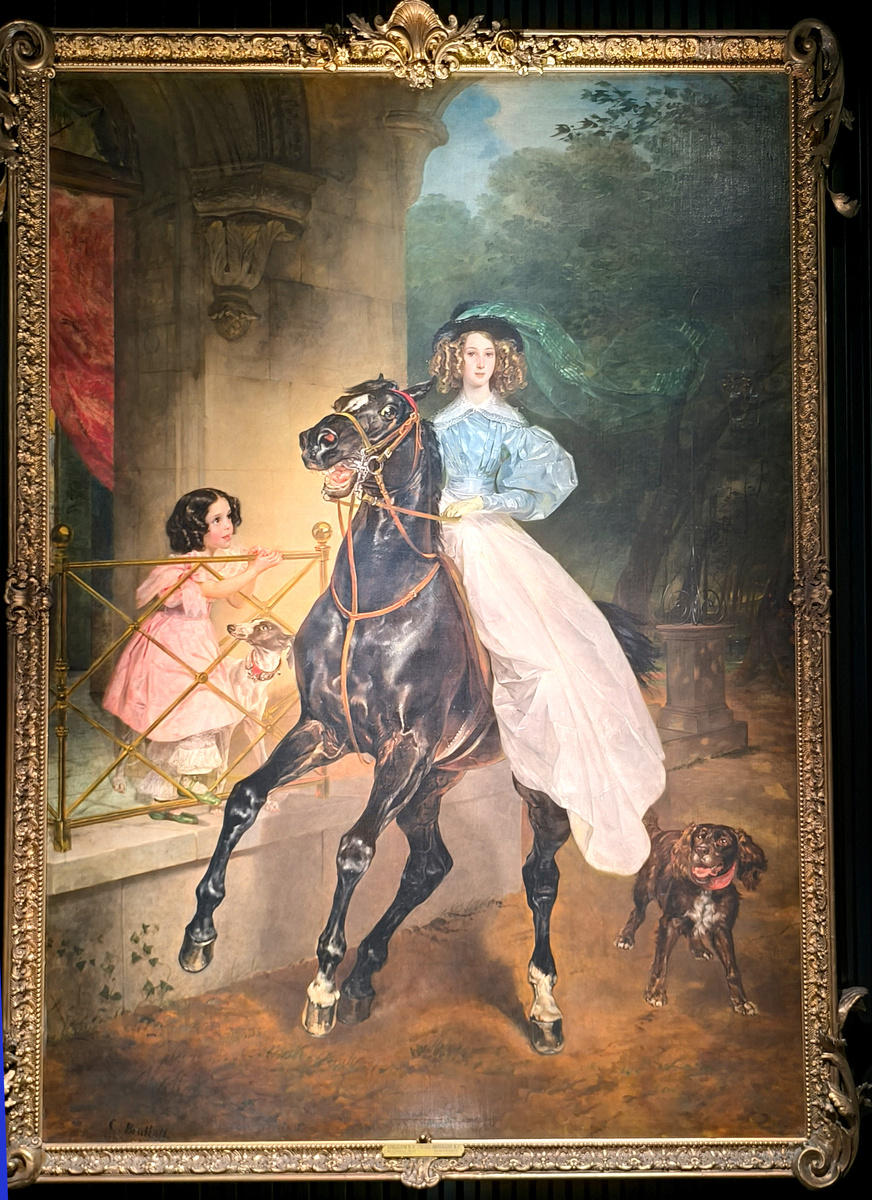 К. Брюллов. Всадница. 1832