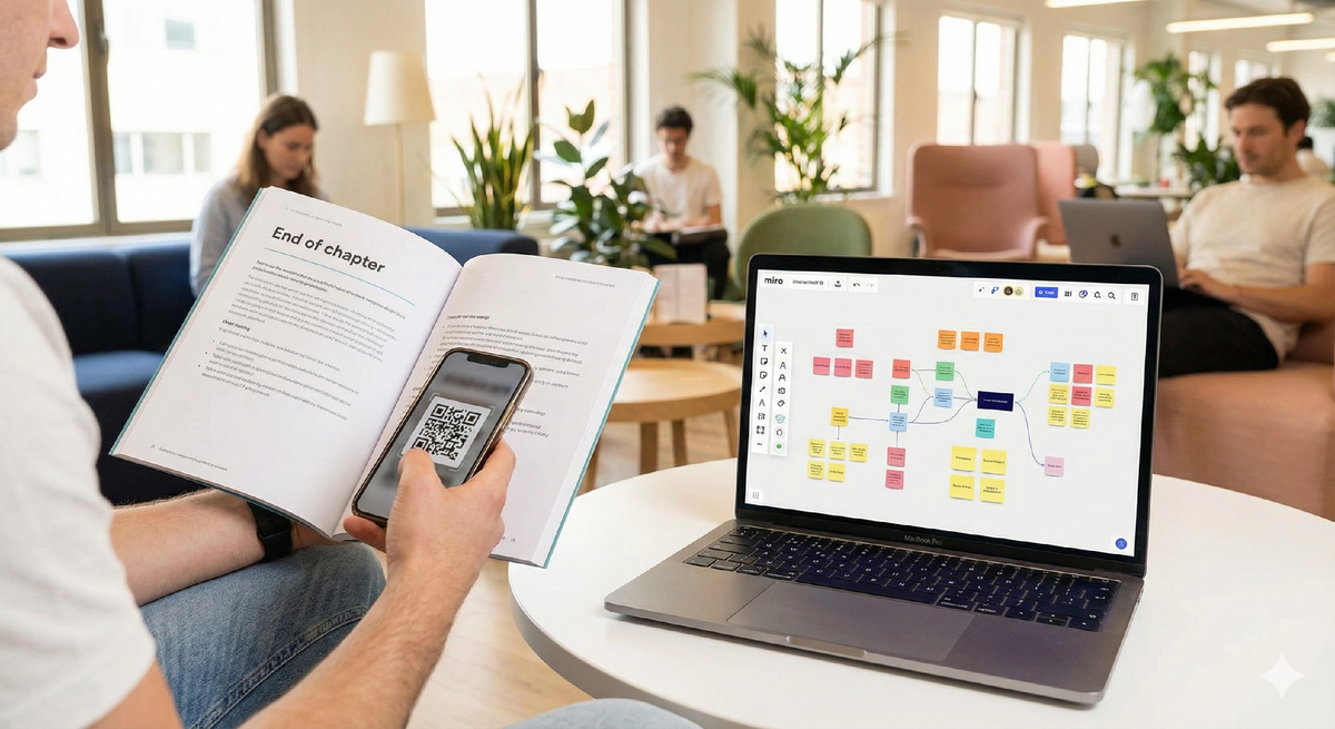 Открыть QR-код из книги на ноутбуке за 1 секунду