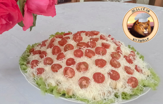 Салат «Цезарь» (мой рецепт).