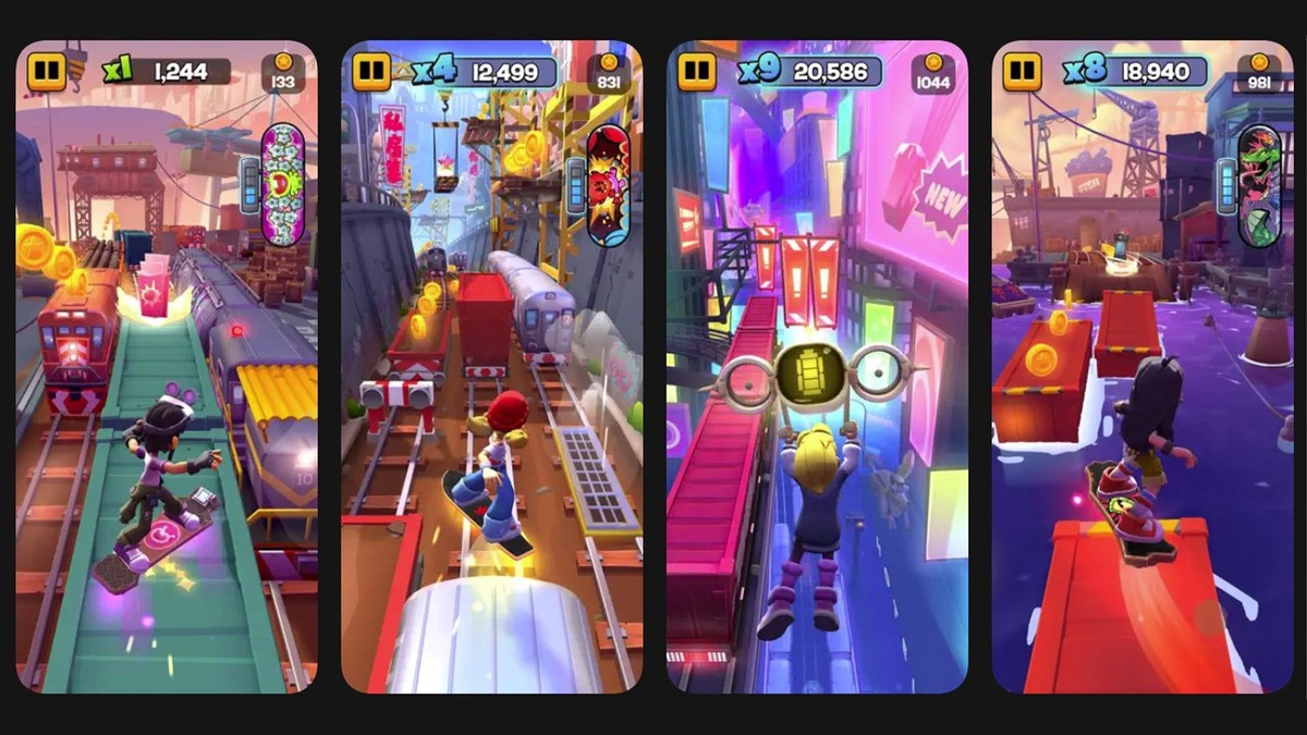    Геймплейные кадры Subway Surfers City