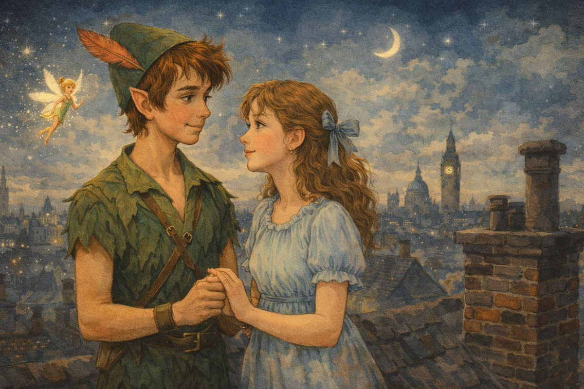 Питер Пэн и Венди.