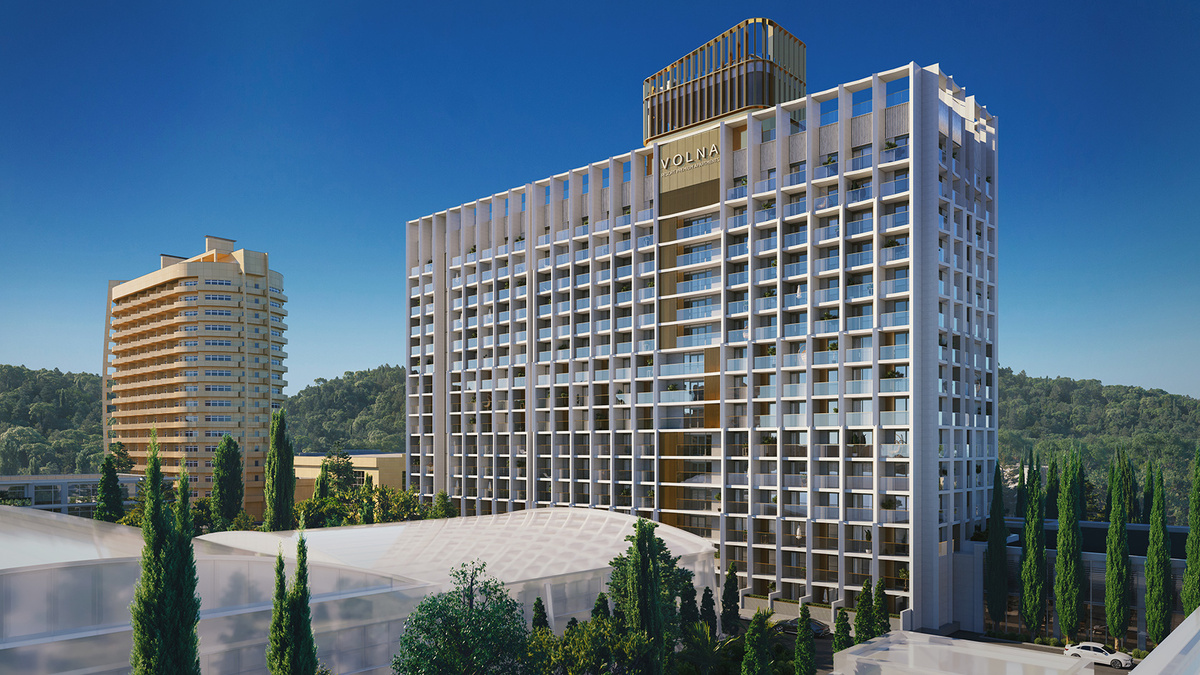 Протект реконструкции отеля "ВОЛНА"(главное здание).