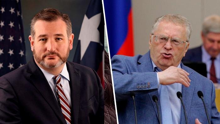 Тед Круз / Владимир Жириновский. Обложка © Wikipedia / U.S. Senate Photographic Studio, ТАСС / Александр Шалгин