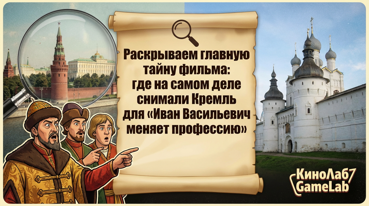 Раскрываем главную тайну фильма: где на самом деле снимали Кремль для «Иван Васильевич меняет профессию