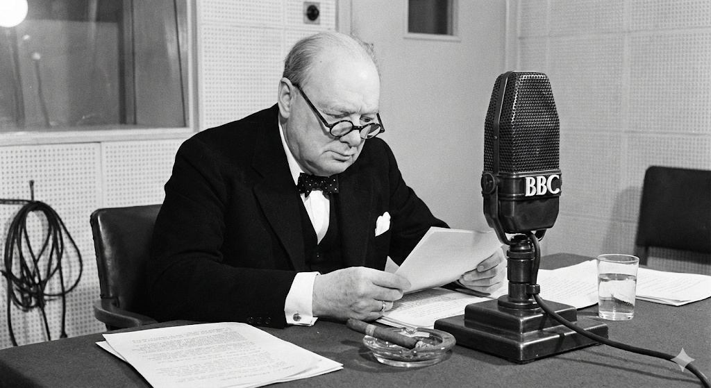 Голос надежды. Во время Блица (бомбардировок) эти эфиры были единственным, что поддерживало дух лондонцев в бомбоубежищах.