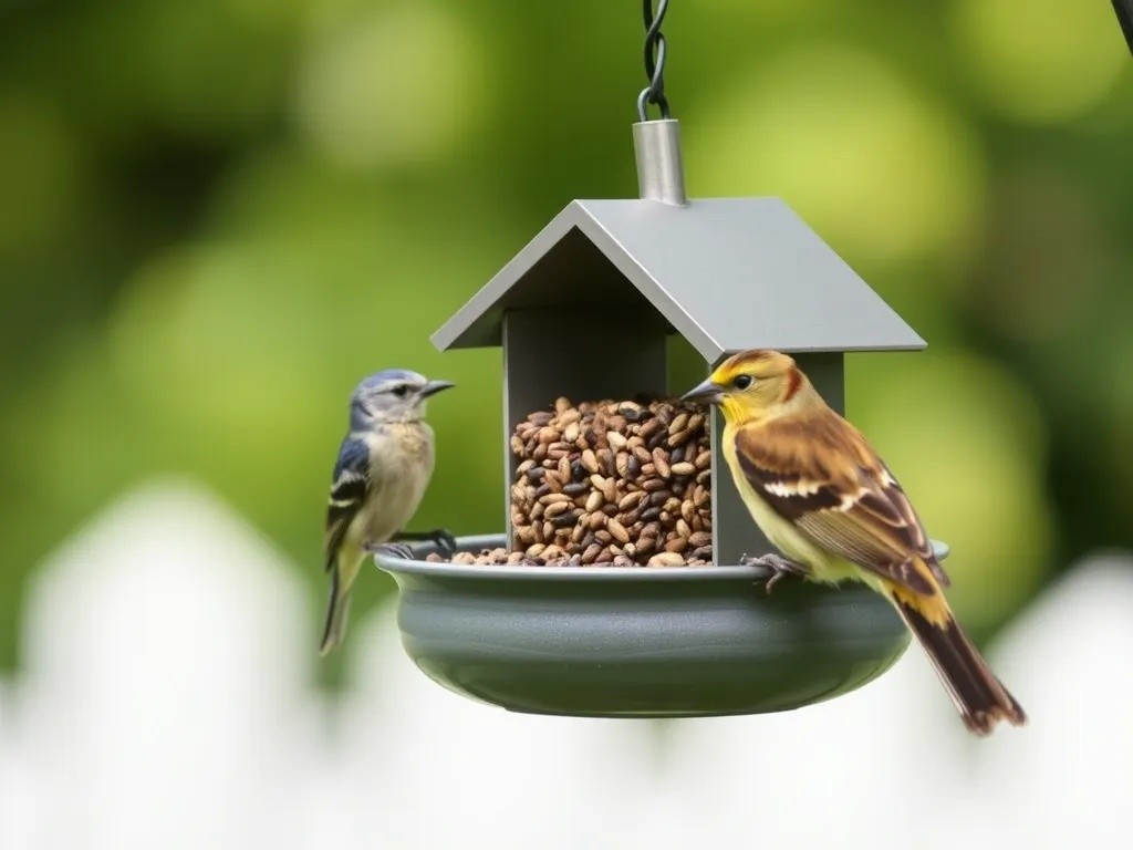 Умная кормушка для птиц распознает виды и ведет статистику