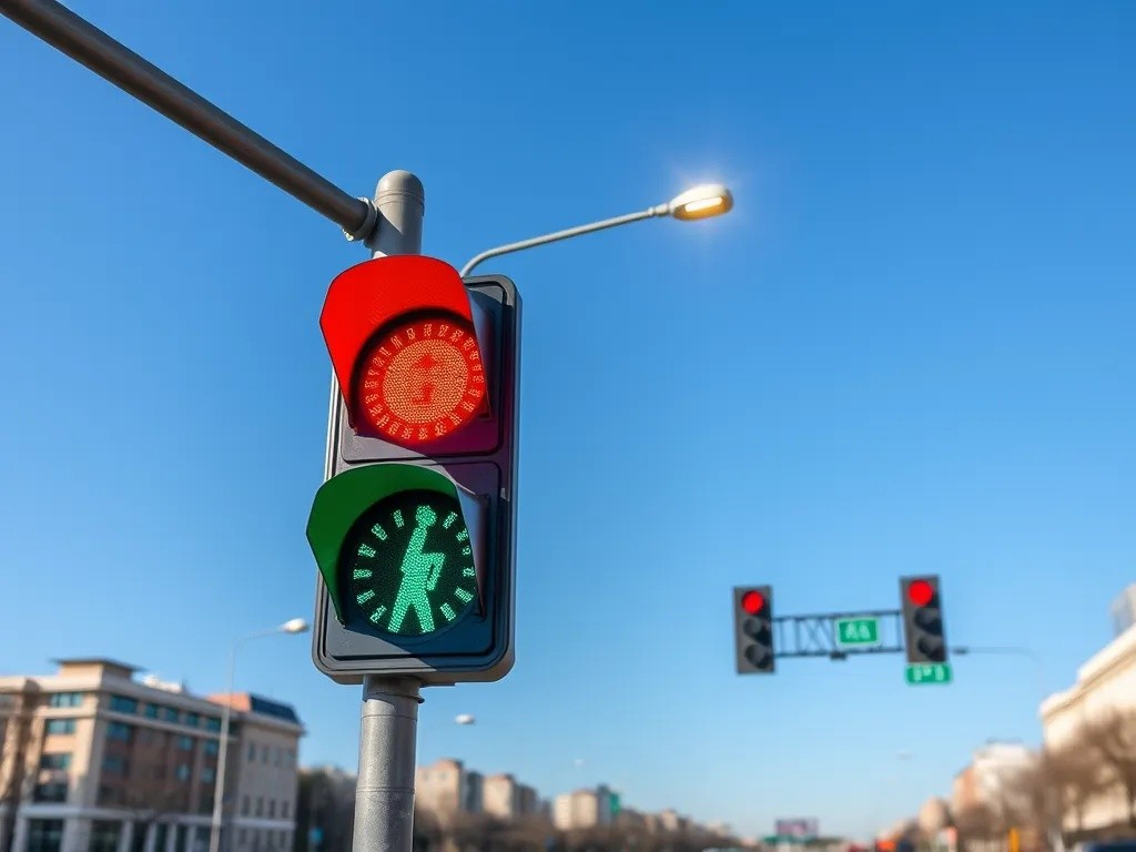 Умный светофор сократил пробки в Казани на треть