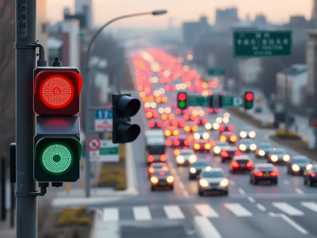 Умный светофор сократил пробки в Казани на треть