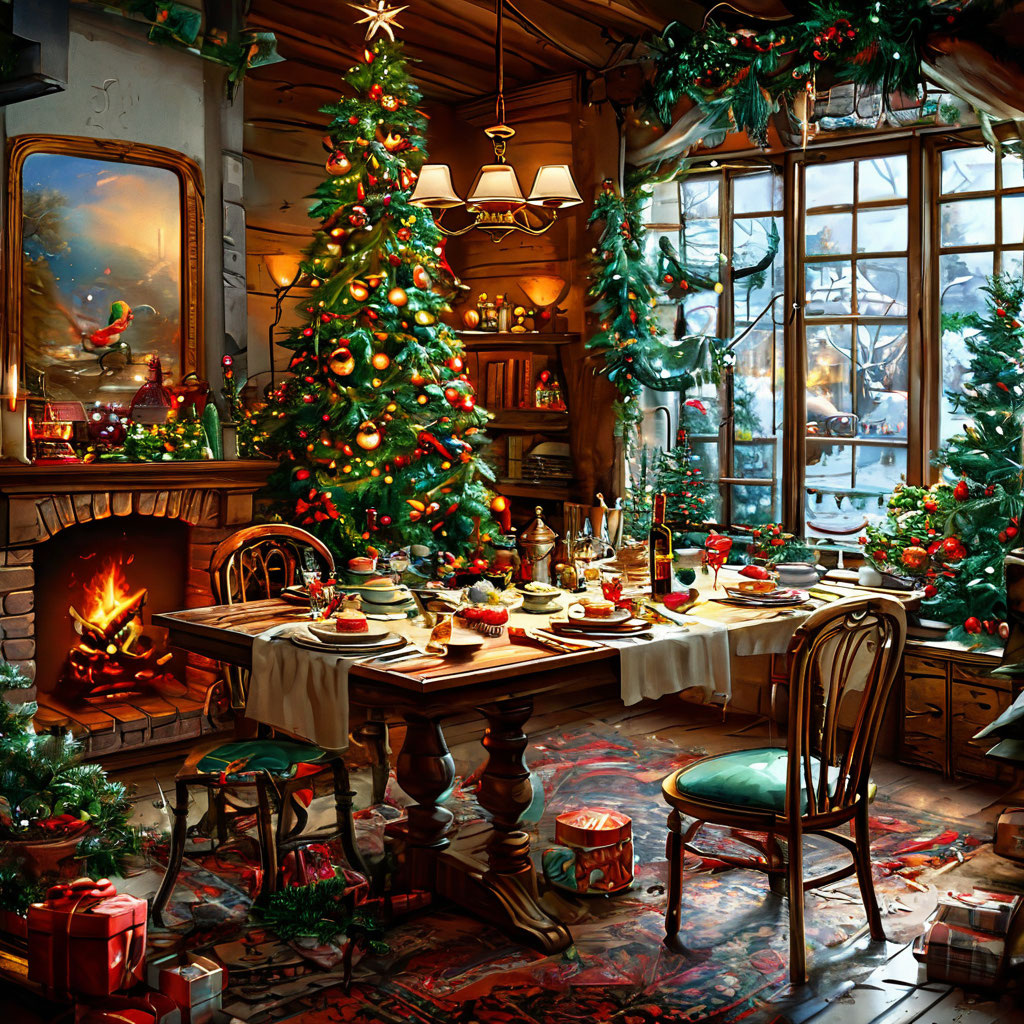 Прекрасная праздничная атмосфера, кажется, что навсегда.