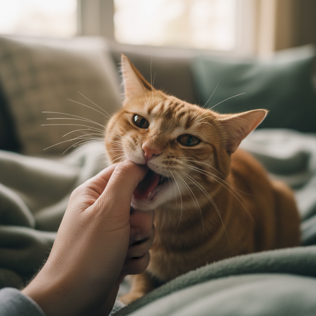 Секунду назад это было мурчание, а теперь — капкан. Узнайте, как вовремя заметить сигнал "хватит меня гладить", пока дело не дошло до пластыря