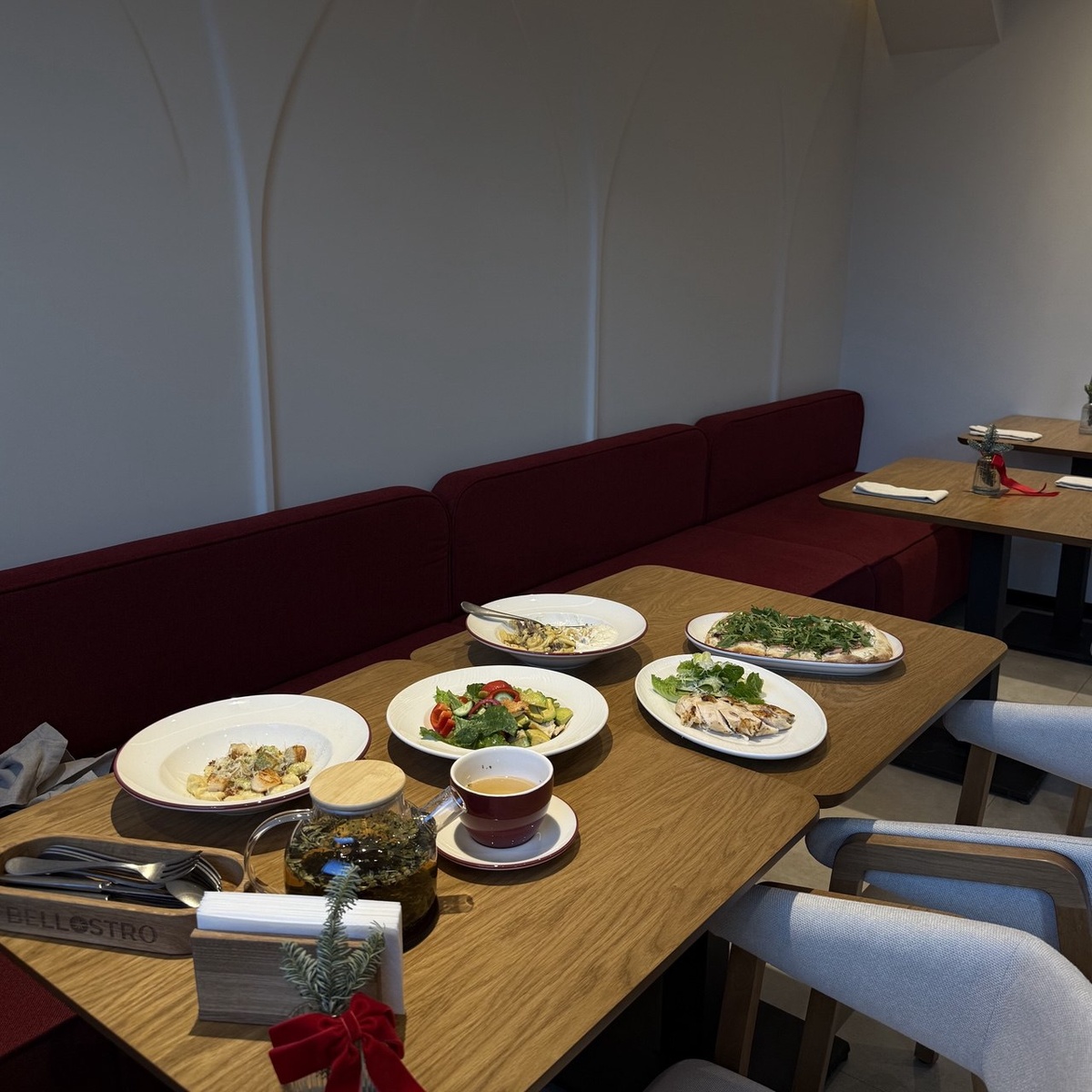 Ресторан Bellostro. интерьер