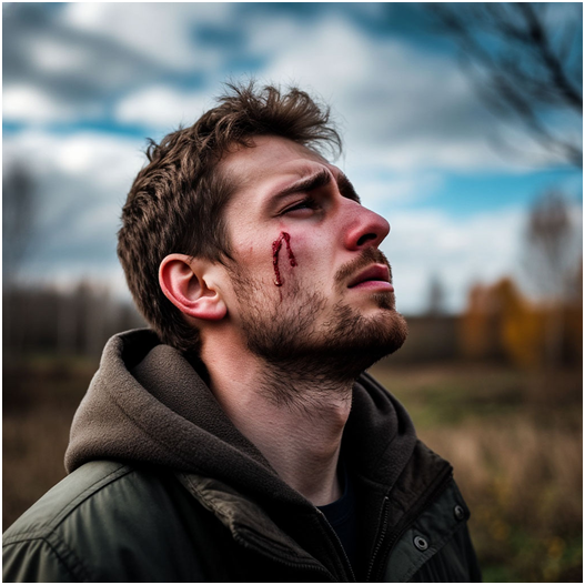 Сгенерировано ИИ- отчаяние, депрессия,боль  сопровождают во всём-бывает итак.