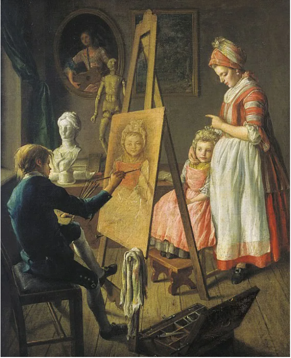 И. И. Фирсов "Юный живописец" (между 1765 и 1768 годами)