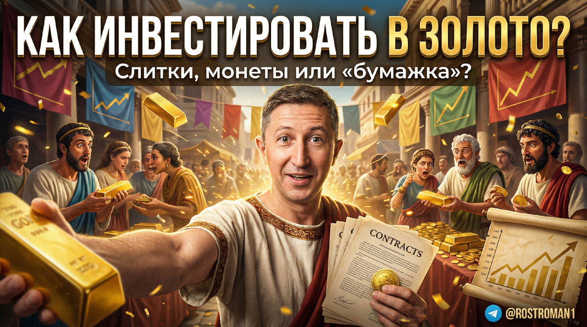 Инвестиции в золото: слитки, монеты или «бумажное» золото?