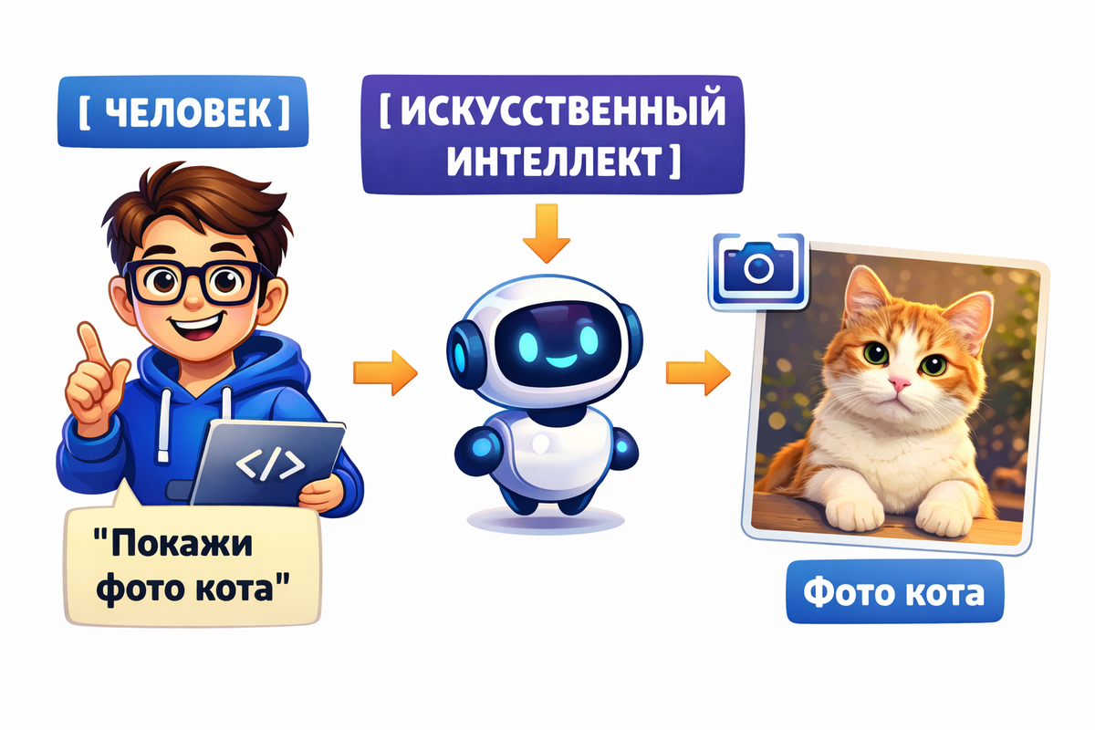 ИИ не «понимает» кота как человек.

🐱Он просто знает: если так выглядят усы, уши и хвост — скорее всего, это кот 