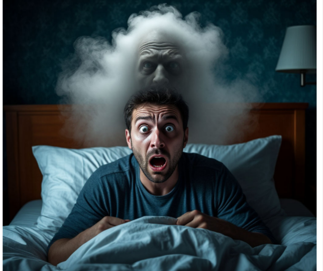 Астральный визитёр или игра мозга? История мужчины, которого душила тень при пробуждении.