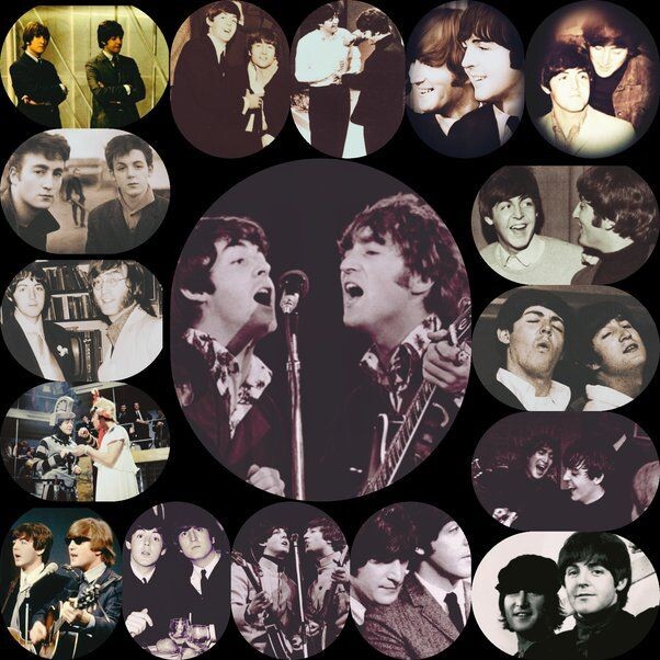 Джон и Пол. Коллаж из открытых источников