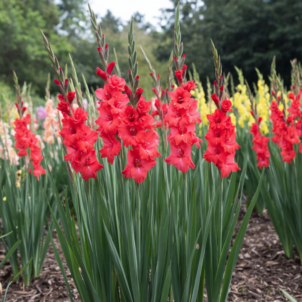 Гладиолусы