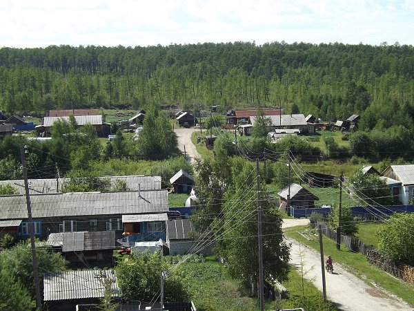 1. Вид на окраину прииска Золотая Гора