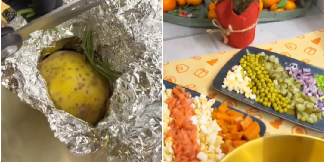 Азиатское прочтение оливье: когда традиция играет новыми красками.