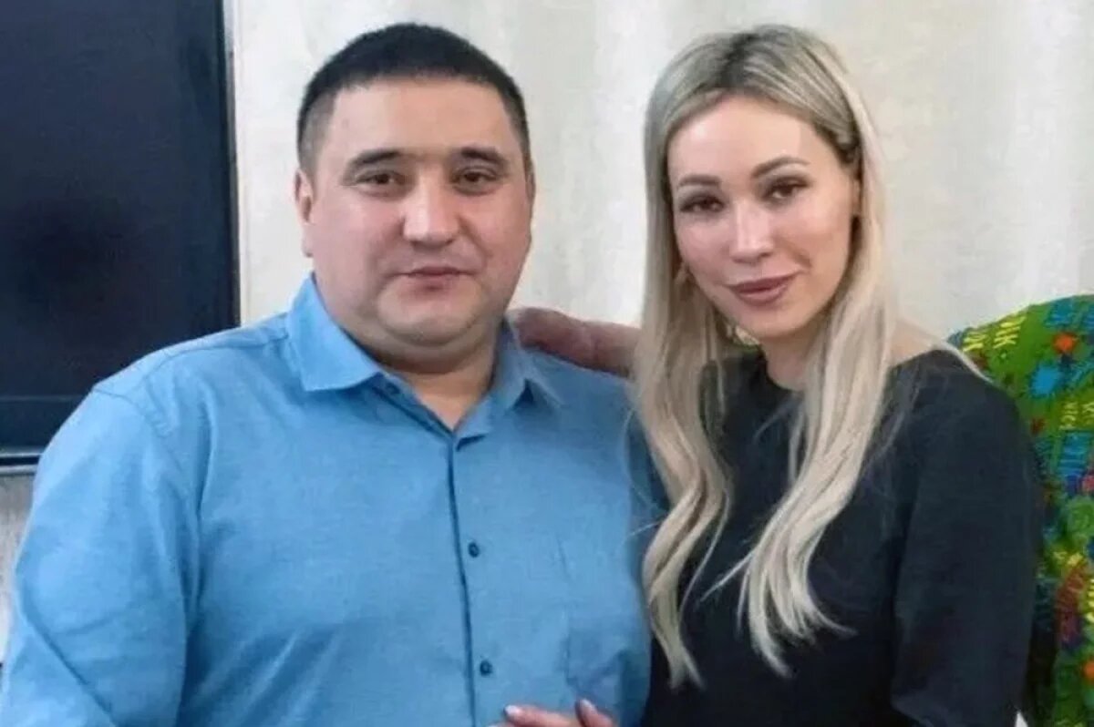    Алик Макиянов с женой Диной.