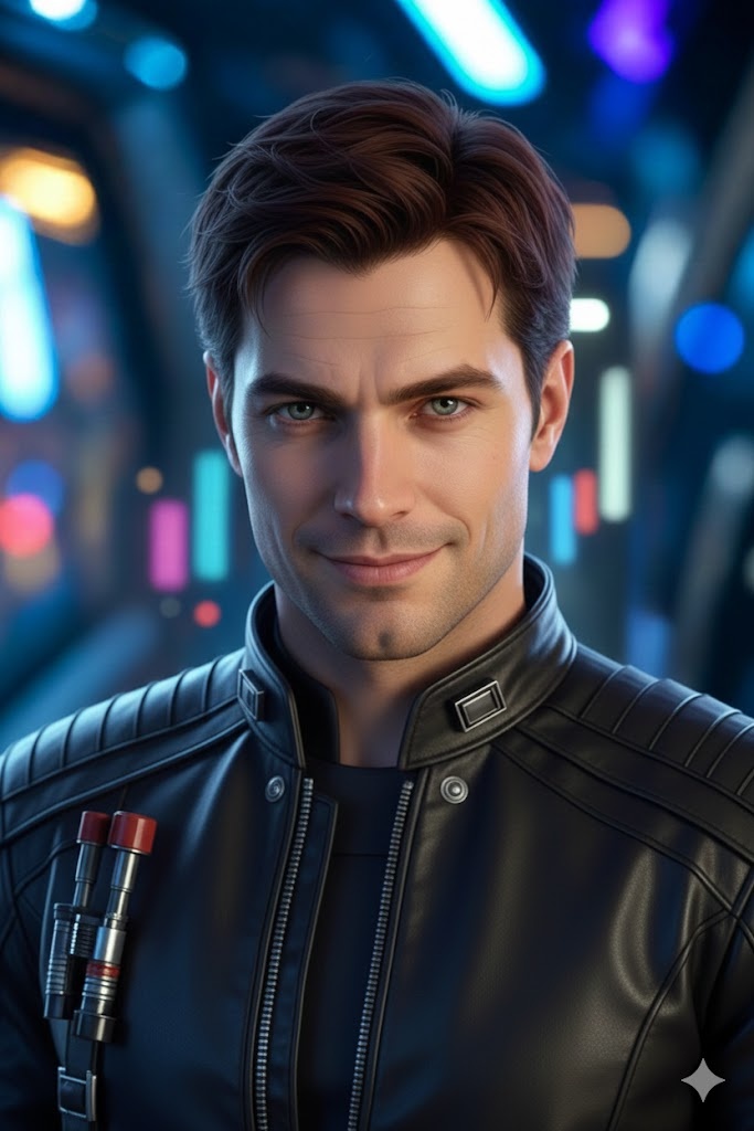 "Джим ди Гриз: Стальная крыса", иллюстрация создана сетью Джемини