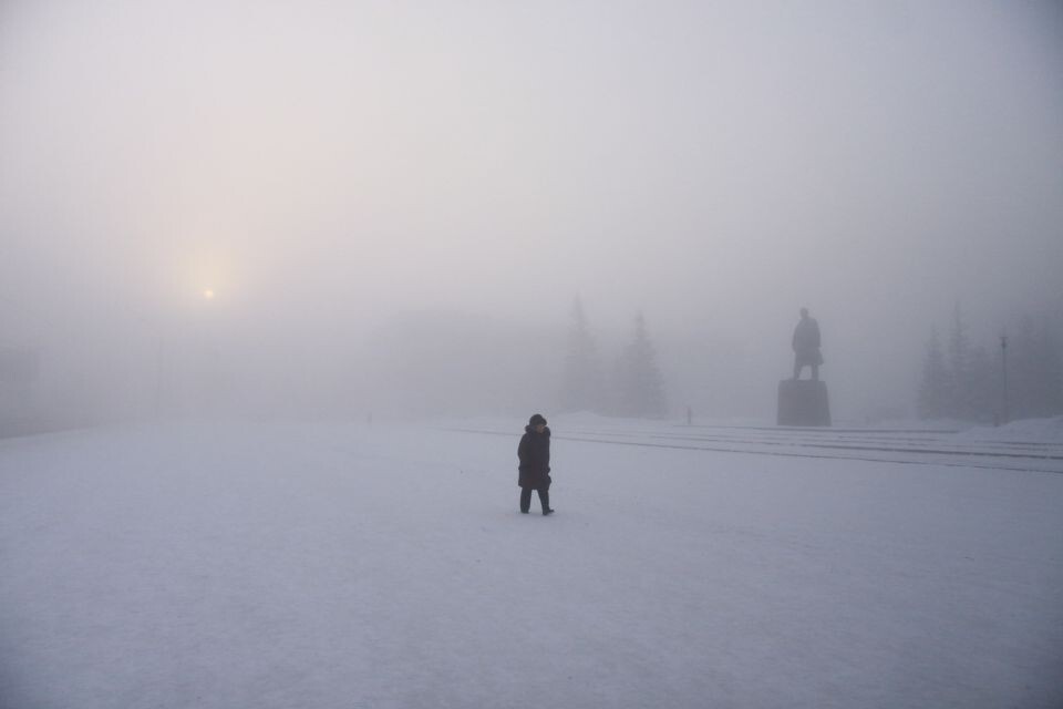    Барнаул. Зима. Сильный мороз. Источник: Олег Укладов