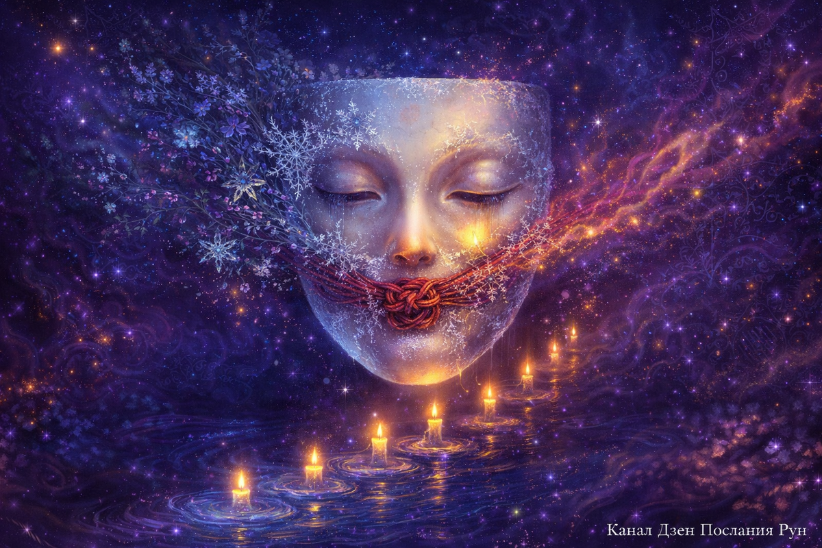 Руны показывают родовой запрет: где Вы “замерли” в сценарии Рода и как мягко развязать узел молчания — расклад на родовые сценарии.