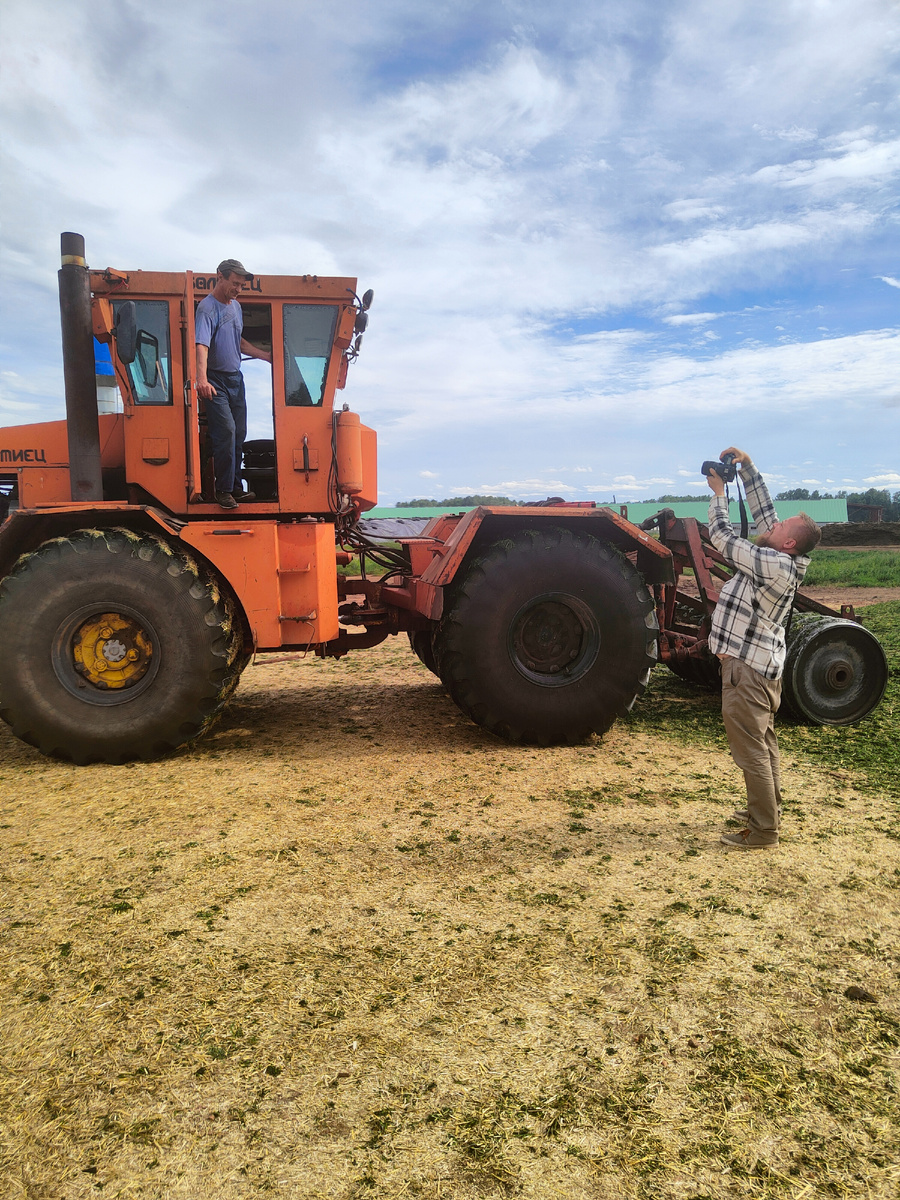 Стоп-кадр: вот так работает наш корреспондент Алексей Чубыкин.