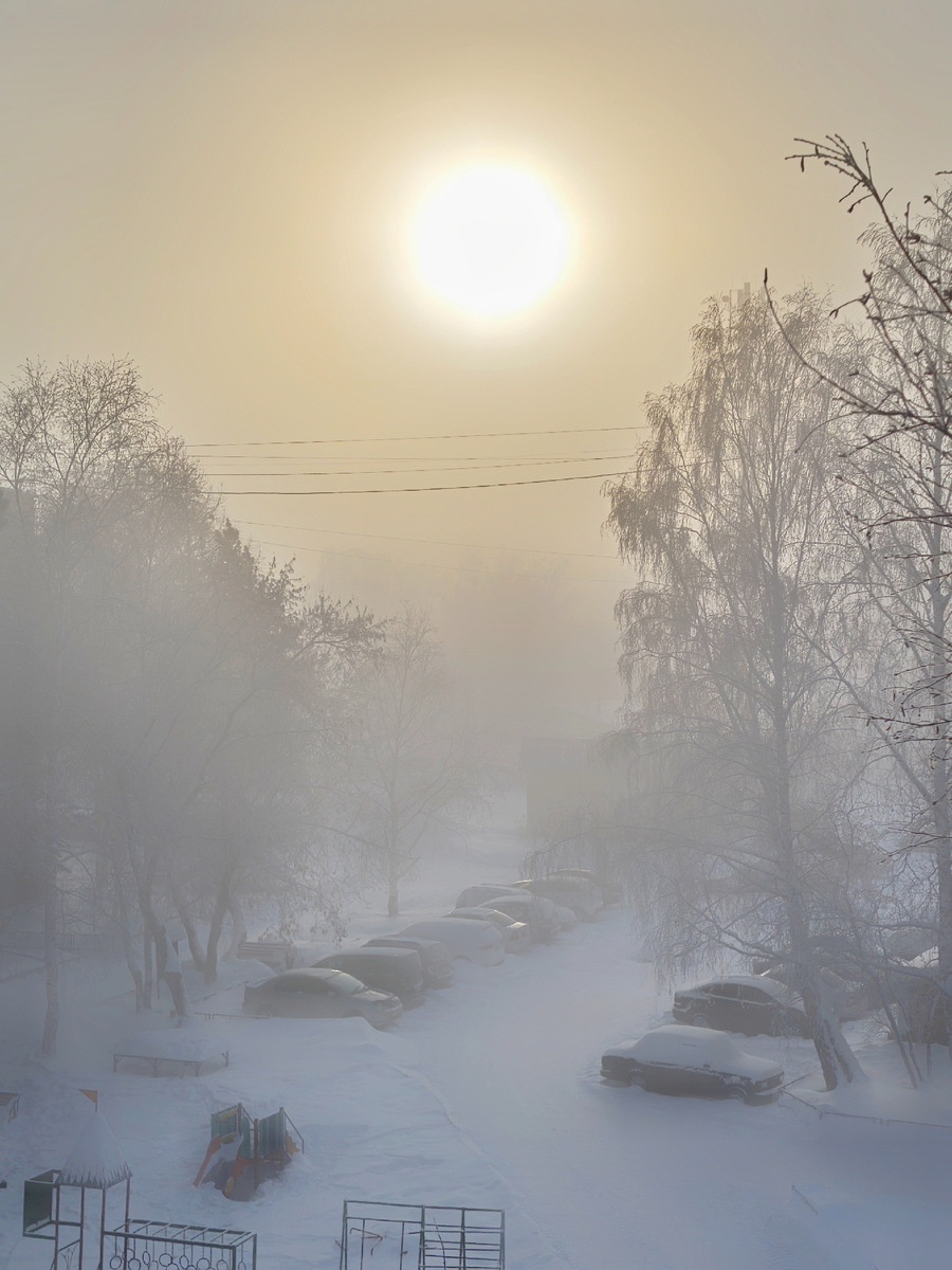 Тишина дворов или когда за окном -45⁰С.