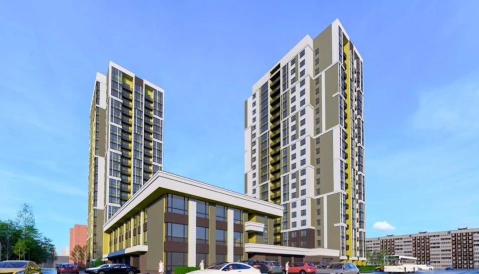    Эскизный проект ЖК на ул. Малахова, 155. Источник: Мастерская «Графит»