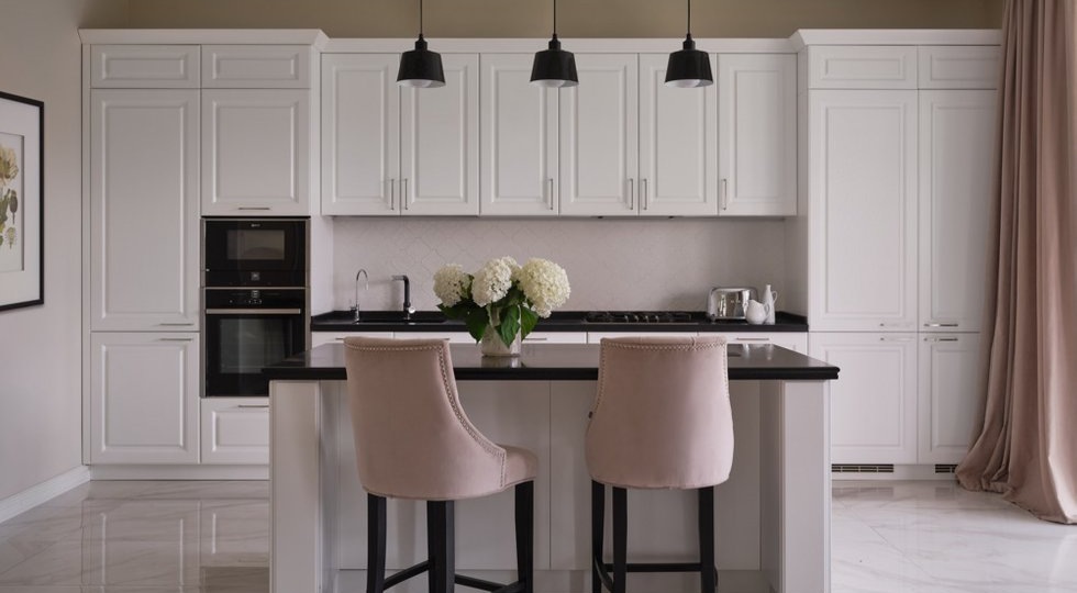 Двухэтажный дом 280 м² в Москве в стиле американской классики