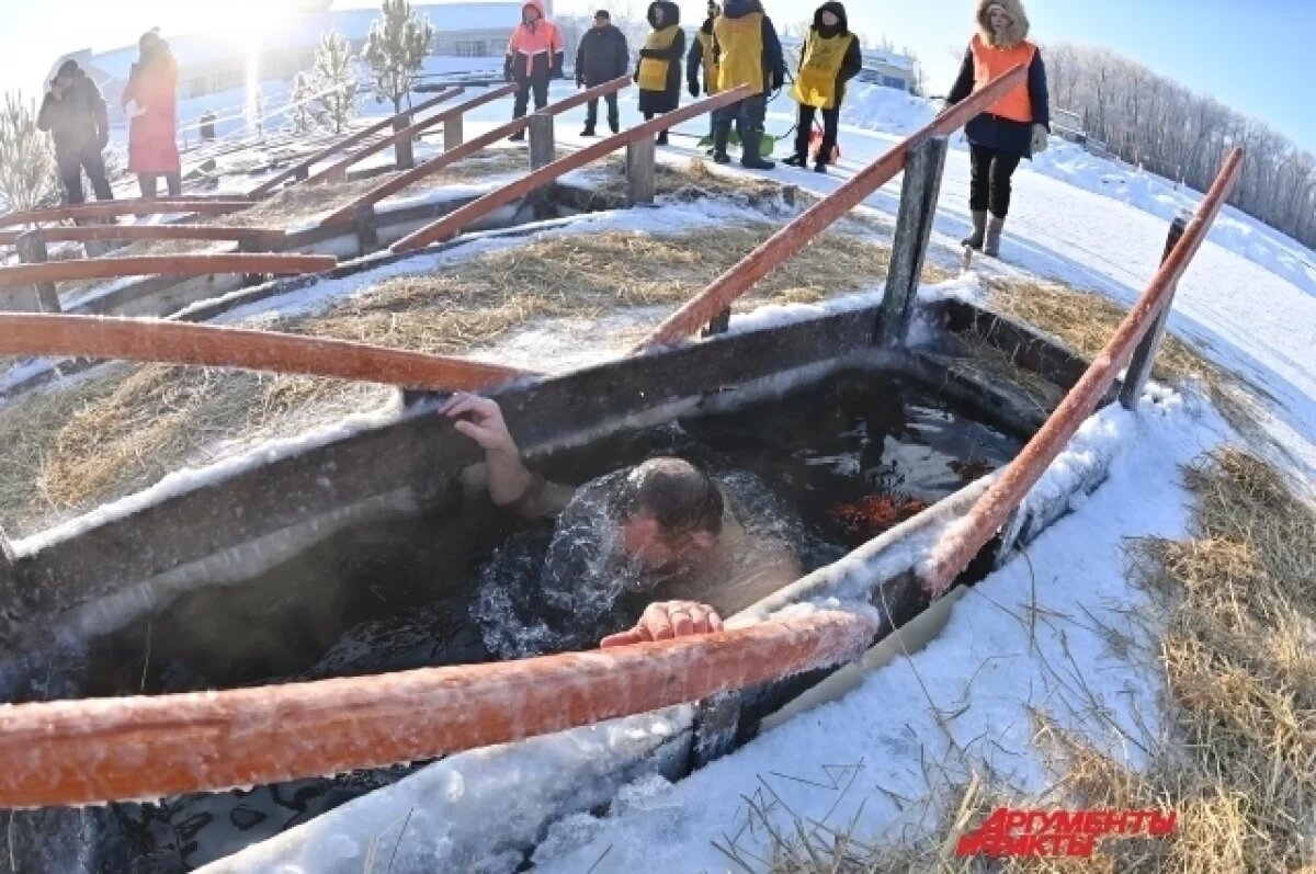    Иркутян призвали не пить воду из прорубей и водоемов на Крещение
