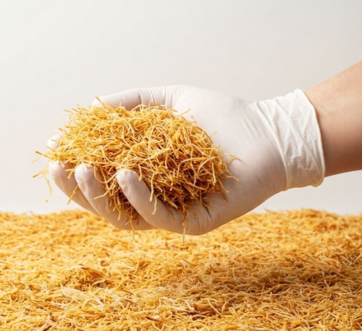 Кадайф, мелко нарезанное кондитерское изделие, распространенное на Ближнем Востоке (Naver)