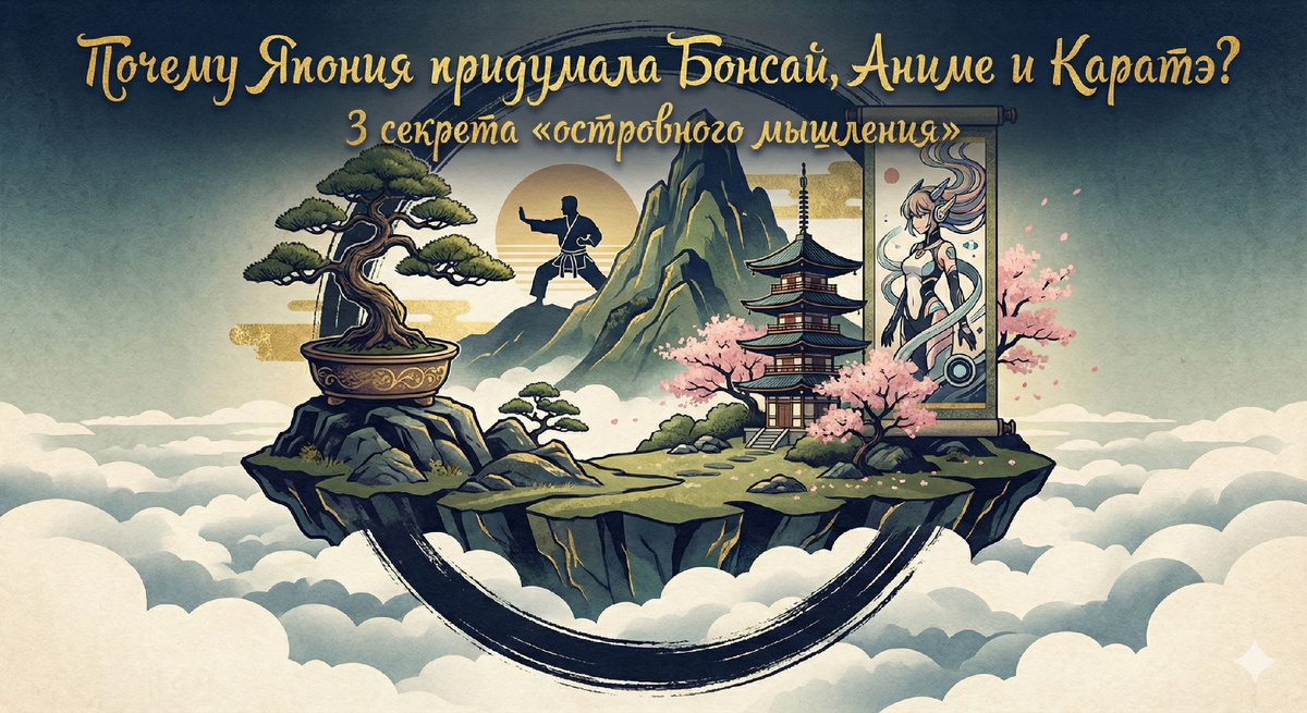 Почему Япония придумала Бонсай, Аниме и Каратэ?