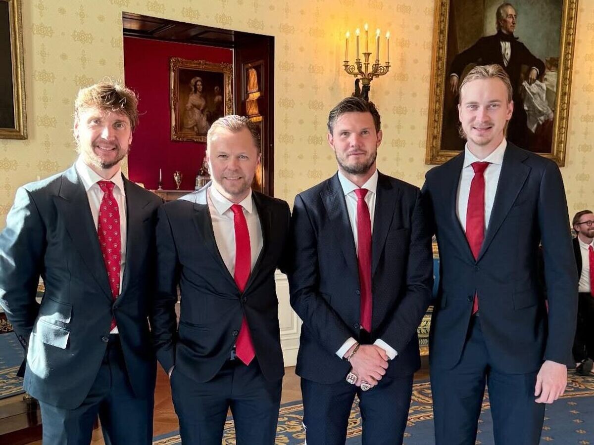    Сергей Бобровский, Максим Иванов, Дмитрий Куликов и Даниил Тарасов | © Фото : Социальные сети Максима Иванова