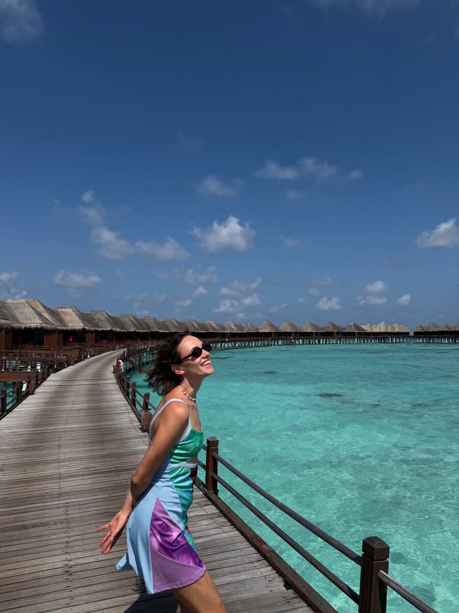    Стася Милославская на МальдивахСоцсети Стаси Милославской