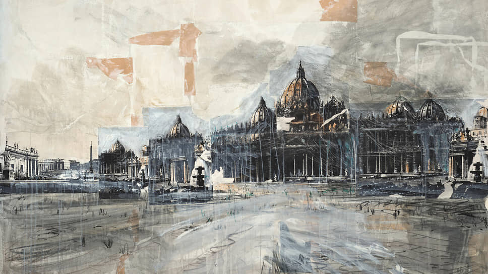 Картина «Архитектура» (1995 г.) художника Валерия Кошлякова .📷Фото: Валерий Кошляков