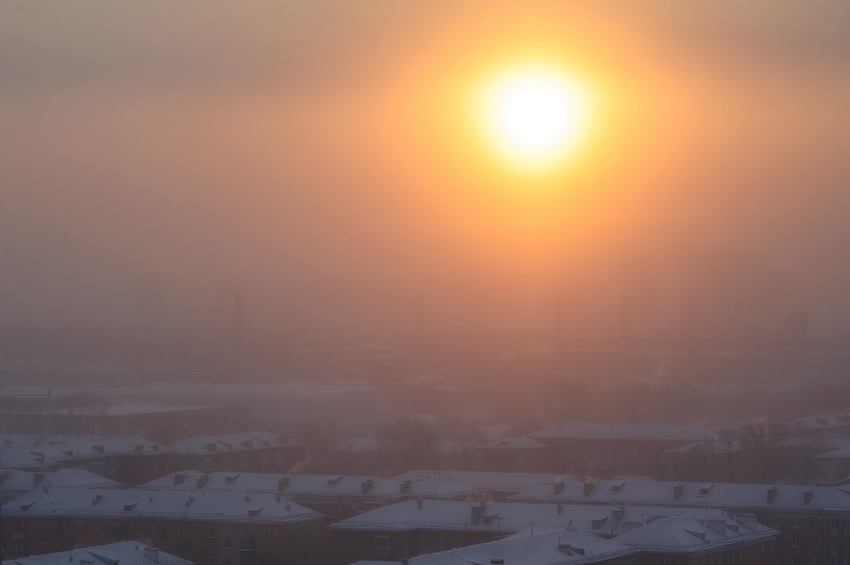    Пришедшие морозы вносят коррективы в жизнь Красноярска Илья САВЧУК